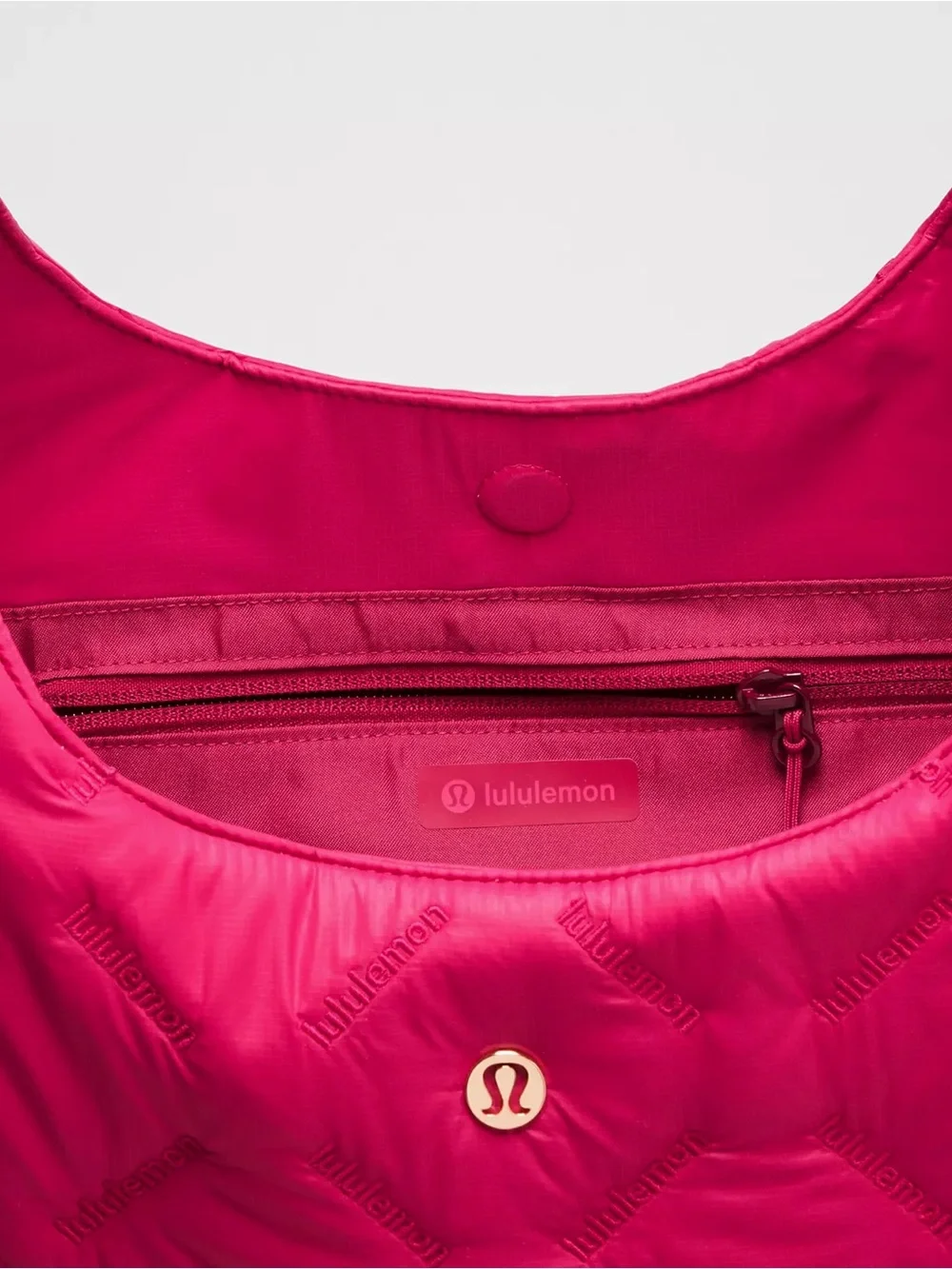 NWT Lululemon Quilty Pleasures Shoulder Bag 14L Berry Rumble